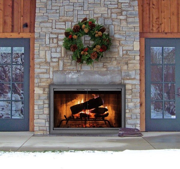 Brookfield Outdoor Masonry Fireplace Door